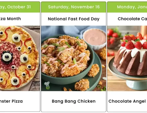 Calendar of National Food Days 2025